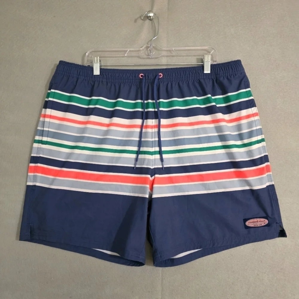 Vineyard Vines Mens Chappy Trunks Moonshine Swim Shorts 1M000007 Size XL